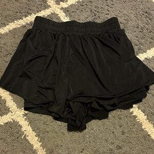 Women's Black flowy Shorts